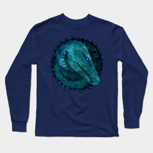 Survival Deity - Blue Long Sleeve T-Shirt